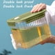 thumbnail image 5 of Dispensador de bebidas de plástico de gran capacidad de 2,5 l - Dispensador de bebidas con grifo Recipiente para limonada con hielo y tapa - Tetera para frutas Cubo para leche y limonada Akmoler, 5 of 9