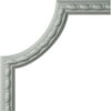8"W x 8"H x 5/8"P Bulwark Rope Panel Moulding Corner (matches moulding MLD01X00BU)