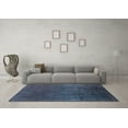 thumbnail image 3 of Ahgly Company Indoor Rectangle Oriental Light Blue Industrial Area Rugs, 2' x 4', 3 of 4