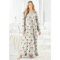 thumbnail image 4 of Dreams & Co. Plus Size Long-Sleeve Gown, 4 of 5