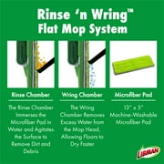 Libman Rinse N Wring Flat Mop System with Microfiber Pad