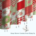 thumbnail image 6 of Pioneer Flower Floral Print Pattern Shower Curtain 72"x72", Bathroom Decorative Shower Curtain Set with 12 Hooks, Waterproof Washable, 6 of 6