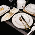 thumbnail image 4 of Toystoory Servilleta de moda para restaurante de Hotel en casa, anillo de Metal para banquete, decoración de de comedor, servilletas portátiles, Mostrada Plata Toystoory  HA084247-03, 4 of 6