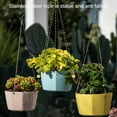 Visland Hanging Planters Outdoors, Hanging Planter Baskets for Plants