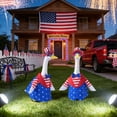 thumbnail image 6 of Aooww 4th of July Porch Goose Costume, Patriotic Outfit Set for Lawn Goose Decoration and Holiday Yard Display, B, 6 of 6