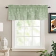 thumbnail image 2 of Sage Green Wildflowers Rod Pocket Curtain Valance, Modern Floral Butterfly Plant Farmhouse Window Valance for Living Room, Bedroom, Kitchen 60"W x 18"L, 2 of 9