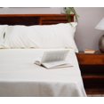 thumbnail image 6 of Earthy Threads Queen Sheet Set - 100% Organic Bamboo 4 Piece Set - Luxurious Silky & Soft - Cooling for Hot Sleepers - Hotel Luxury Bed Sheets - 16"inch Deep Pockets (Ivory), 6 of 7