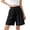 Black, variant on Women’s Linen Blend Wide Leg Shorts, Summer Casual High Waist 5 Inch Bermuda Shorts, White/RD1/RD2/Grey/Black, S,M,L,XL,XXL,XXXL,XXXXL,XXXXXL