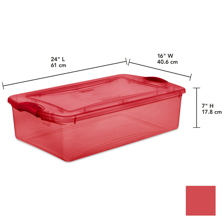 Sterilite 32 Quart / 30 Liter Latching Box