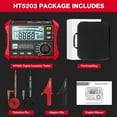 thumbnail image 3 of HABOTEST Insulation Resistance Tester Electrical Insulation Resistance Tester Digital High-Precision Resistance Meter, 3 of 5