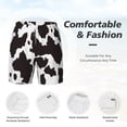 thumbnail image 5 of Lsque Mens Swim Trunks Cow Skin 2 Pattern - Bathing Suit Compression Liner - Beach Swim Shorts Swimwear - (S-3XL) - Stretch Quick Dry -Small, 5 of 9