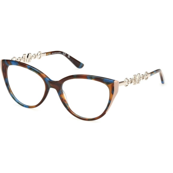 Eyeglasses Guess By Marciano GM 50006 092 Blue/Havana / Shiny Pale Gold