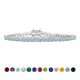thumbnail image 1 of JeenMata Classic 5.5 TCW Marcha de corte redondo - Aguamarina - Pulsera de tenis con piedra natal Diseño de eternidad - Chapado en oro blanco, Mujer, Adulto, 1 of 6