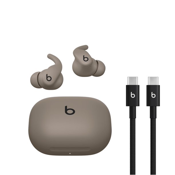 Auriculares Beats Powerbeats Fit inalámbricos con cancelación de ruido, color gris