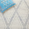 thumbnail image 6 of SAFAVIEH Marbella Asa Diamond Area Rug, Navy/Ivory, 6' x 6' Round, 6 of 10