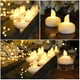 thumbnail image 1 of Xihbxyly Velas Led Flotantes, Luces Flotantes Impermeables, Iluminación Suave y Parpadeante, Decoración Del Hogar, Ambiente Romántico, Centro de Mesa para Bodas, Paquete de 12, a Pilas, 3,7 X 3,7 X 4, 1 of 7