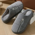 thumbnail image 7 of Gvdentm Women Slippers Wide Soft Slippers House Slippers Winter Couple Slippers Slippers for Women Memory Foam(Grey,11), 7 of 7