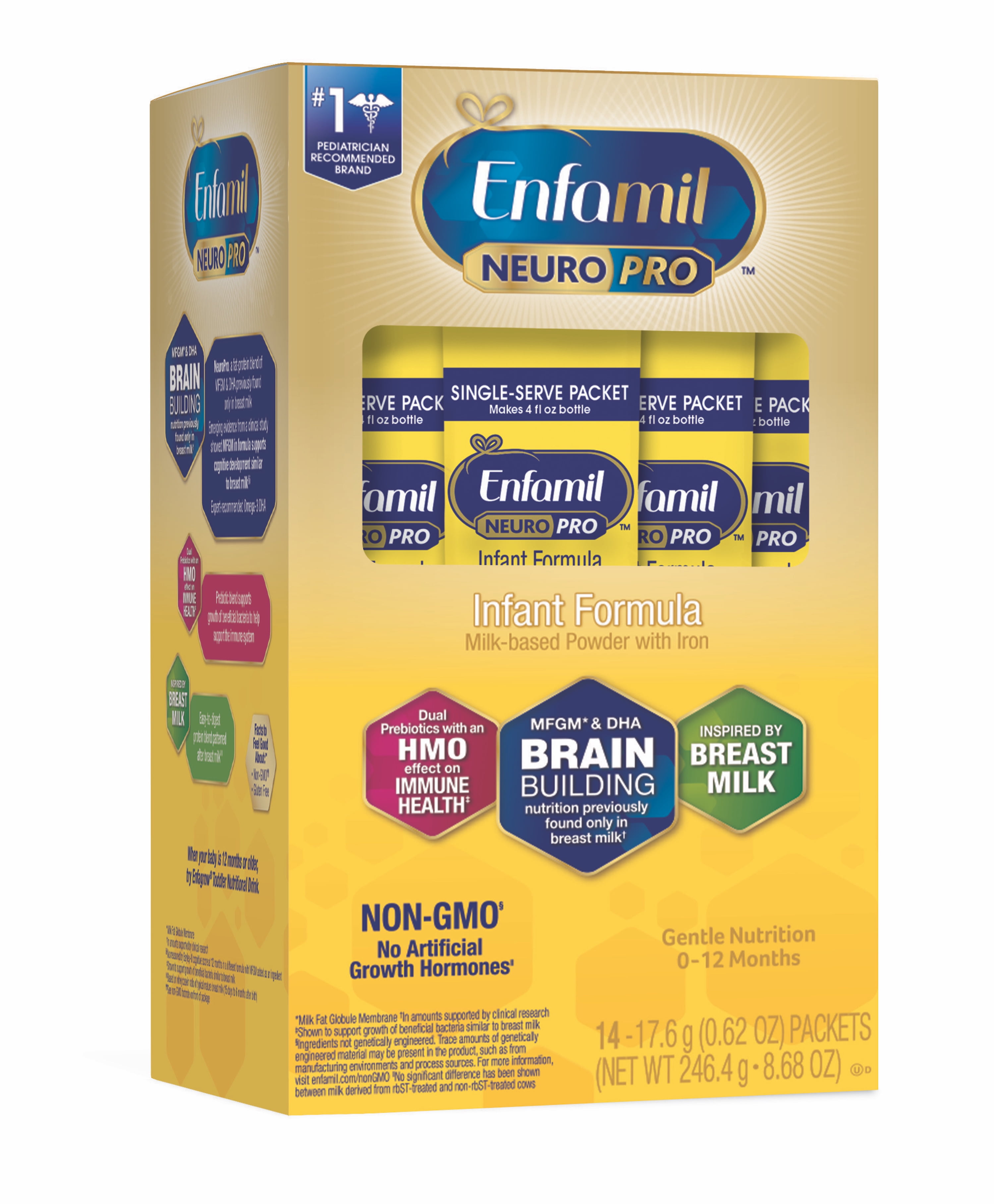 Enfamil NeuroPro Infant Formula Brain Building Nutrition Inspired by Breast Milk Single