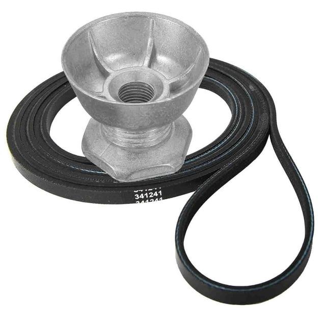 Correa de secado y polea de motor para secadoras Whirlpool y Kenmore