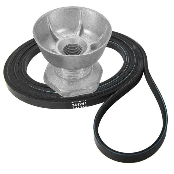Correa de secado y polea de motor para secadoras Whirlpool y Kenmore