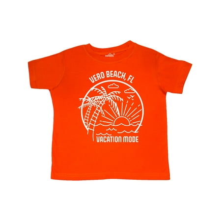 

Inktastic Summer Vacation Mode Vero Beach Florida Gift Toddler Boy or Toddler Girl T-Shirt