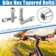 thumbnail image 2 of Unique Bargains 6 Pcs Bicycle Stem Screws for Bike Bicycle Stem M5x20mm Socket Head Cap Bolts Screws Nuts Silver Tone, 2 of 6