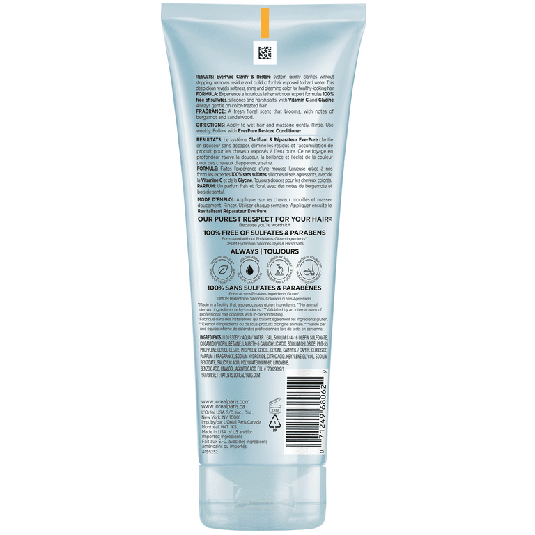 L'Oréal Paris Ever Pure Clarifying Shampoo, Vitamin C photo 7
