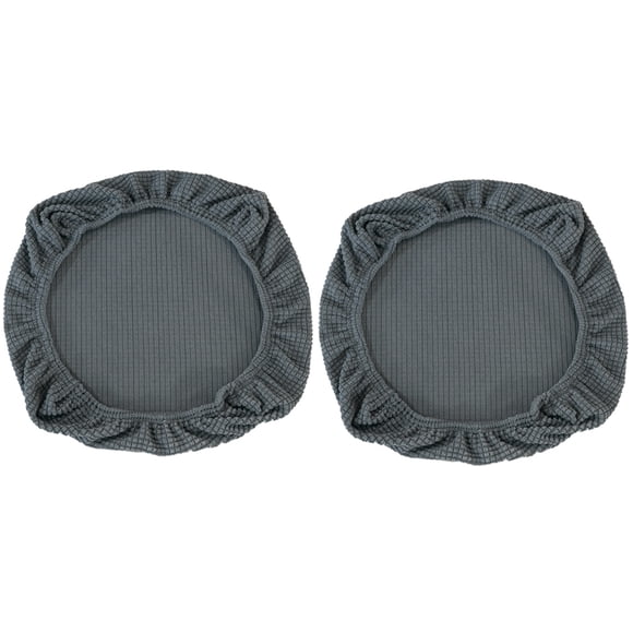 Nernel de maíz Split Setche sillera cubierta anti-polvo funda protectora universal protector exterior sólido Funda giratoria Sólido gris oscuro 2 piezas sidaley HA011150-08