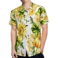 thumbnail image 4 of High Quality Hawaiian Shirts for Men Short Sleeve Aloha Beach Shirt Floral Summer Casual Button Down Shirts Blouses LH6HR4, 4 of 7