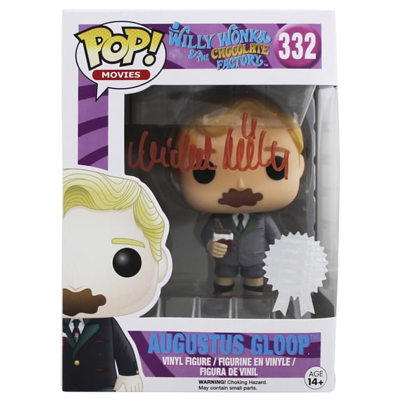 Collectible Michael Bellner Willy Wonka Signed Augustus Gloop Funko Pop Vinyl Figure JSA