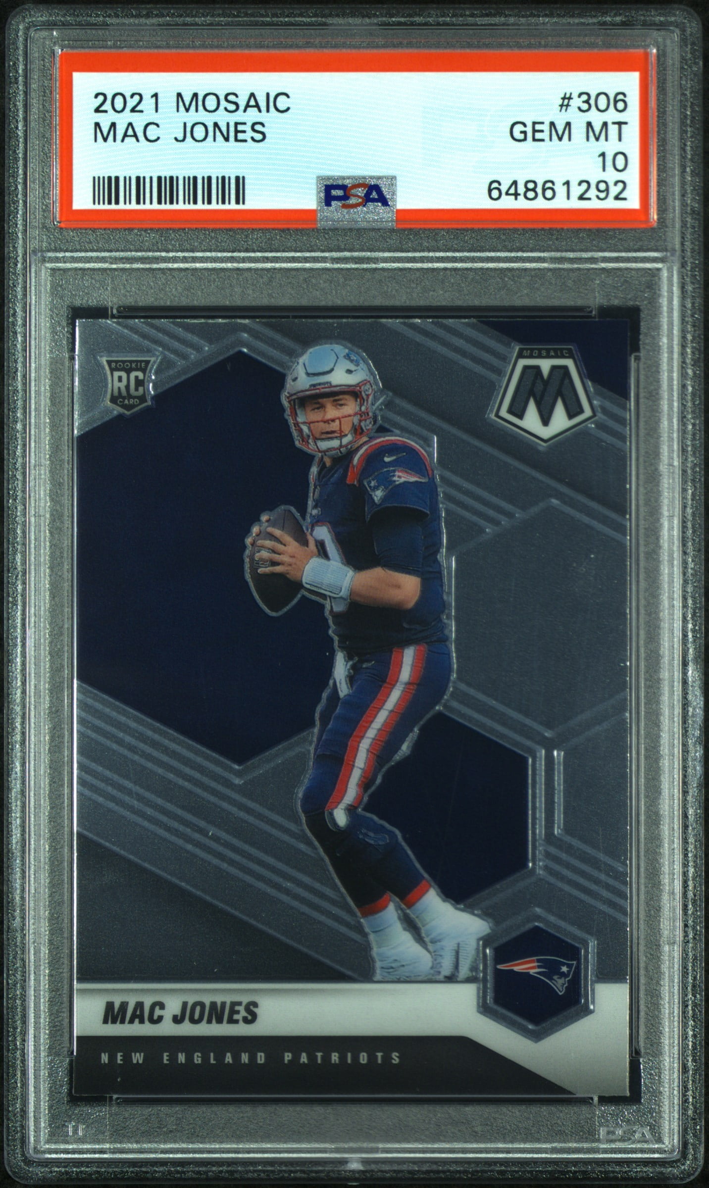 Mac Jones New England Patriots Fanatics Exclusive Parallel