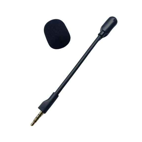 CIYISON Flexible Noise Canceling Boom Mic Replacement for Arctis1 Gaming Headsets Boom Microphone Flexible Gooseneck