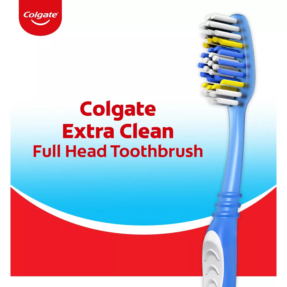 Colgate Extra Clean Toothbrush, Soft, Assorted Colors 1 Ea