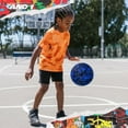 thumbnail image 2 of AND1 Fantom Graffiti Rubber Basketball, Size 5 (27.5"), Deep Channel Construction, Indoor/Outdoor Use, 2 of 7