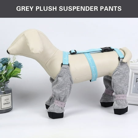 Trending Deal Dog Paw Protection Leggings  Suspender Boots  Waterproof Dirty-Proof  Winter Outdoor Shoes  for Dogs  Anti-Slip  Durable Rubber  Indoor/Outdoor  Easy Topliu
