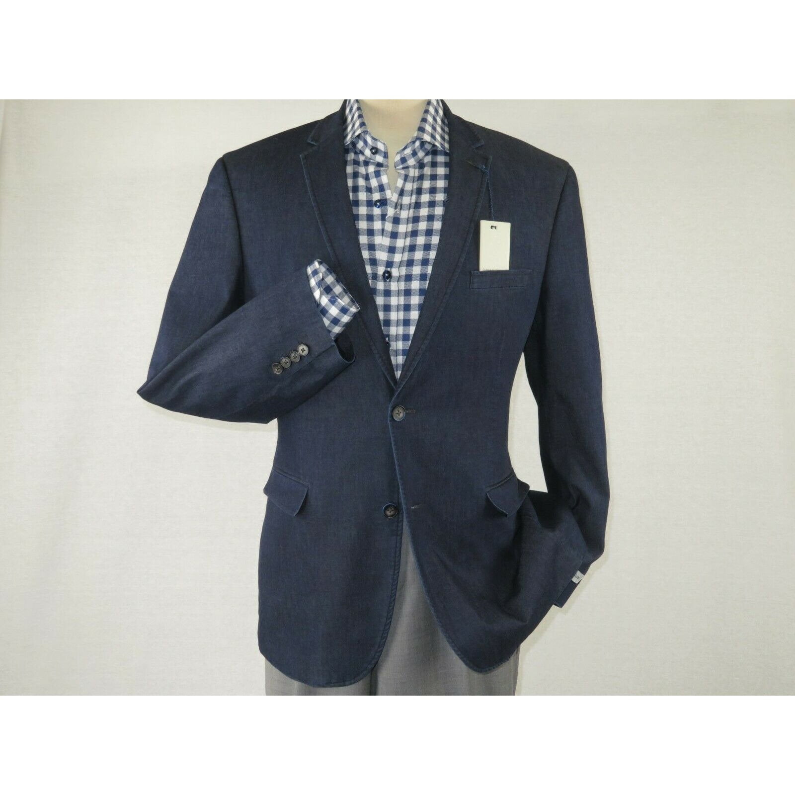 men's denim sport coat blazer