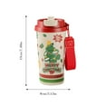 thumbnail image 3 of 316 Stainless Steel Coffee Cup for Christmas Gifts, 500ml Double-Wall Insulated Travel Mug, Leak-Proof Flip Lid for Hot & Cold Drinks, 3 of 9
