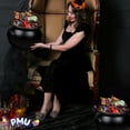 thumbnail image 2 of PMU Large Halloween Cauldron 10 Inch, Witch Plastic Cauldron Candy bowl Black, For Halloween Decor Pkg/12, 2 of 6