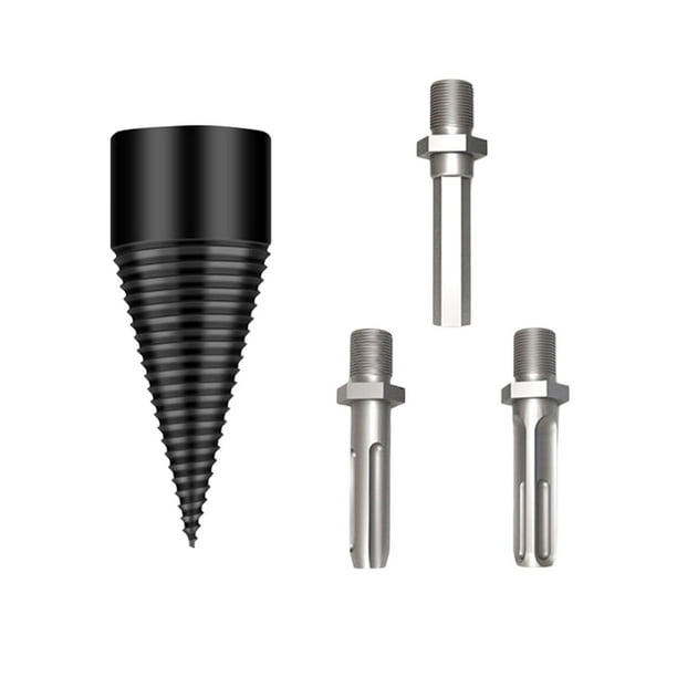 Broca Para Partir Troncos De Madera, Divisor Fácil Para Leña, Diámetro De 32mm Para Acampar