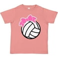thumbnail image 3 of Inktastic Volleyball with Pink Bow Boys or Girls Toddler T-Shirt, 3 of 5