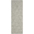 thumbnail image 2 of Nourison Wool Haven 2' x 6' Grey Modern Indoor Rug, 2 of 7