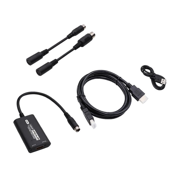 Video de consola compatible con HD para SEGA MD1 MD2 SNK HDMI- Convertidor 16/9 4/3 Adaptador
