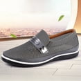 thumbnail image 6 of iOPQO Men's casual shoes Soft Casual Hollow Shoes Summer Shoes Slip On Breathable Men's Mesh Bottom Shoes Men's Casual Shoes 1133 FASHION Men's Summer Hollow Grey 42, 6 of 6