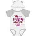 thumbnail image 3 of Inktastic My Heart Belongs to my Oma Boys or Girls Baby Bodysuit, 3 of 5