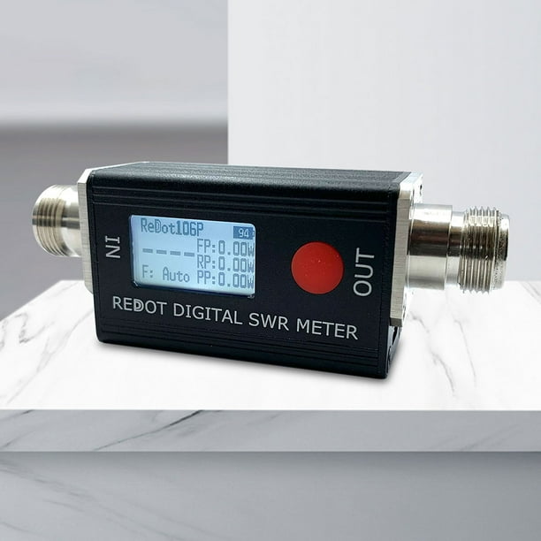 Medidor De Roe RD106P Digital SWR Meter 120W SWR Tester 80-999MHz Relación de onda estacionaria 1.00-99.9