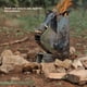 thumbnail image 5 of Greeniant Estufa de acero inoxidable, horno sólido, estufas portátiles con ranura Trapezoidal, cubierta abierta, puerta, hogar, exterior, Camping, Kits de desorden para acampar Grande Greeniant OD031728-01, 5 of 6