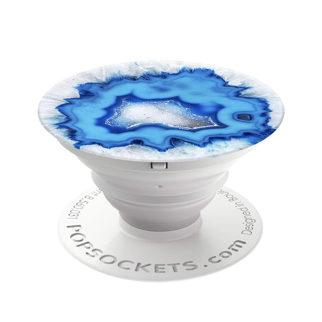 PopSockets Grip y Soporte Plegable Ice Blue Agate PopSockets PopSockets