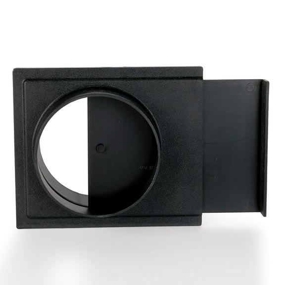 WoodRiver Dust Connection 5" ABS Basic Blast Gate Fitting for Dust Collection System