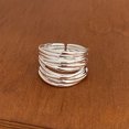 thumbnail image 1 of BF CLUB 925 anillos de plata esterlina para mujer Simple dedo abierto Vintage hecho a mano oro Interware anillo alergia fiesta regalo de cumpleaños, 1 of 2