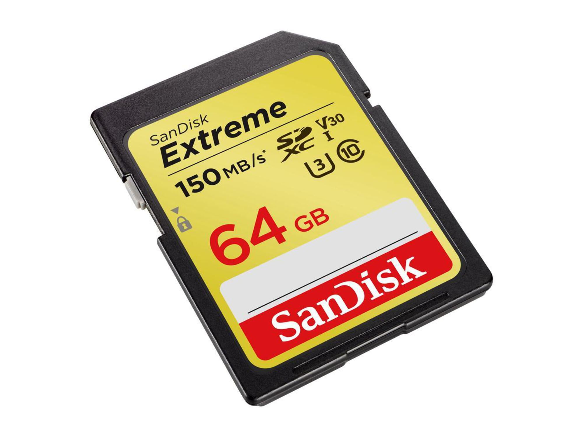 SanDisk 64GB Extreme UHS-I SDXC Memory Card SDSDXV6-064G-GNCIN